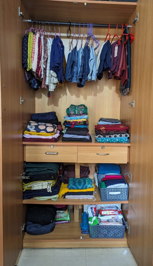 Organized closet