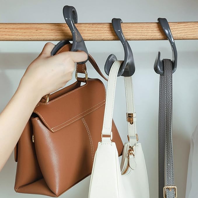 Purse hanger hook in the closet