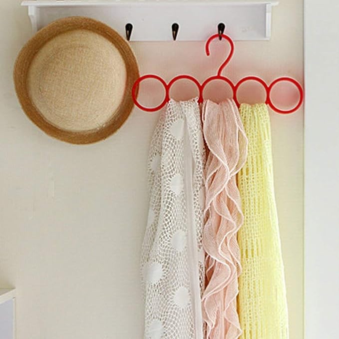 Ring hangers with scarves